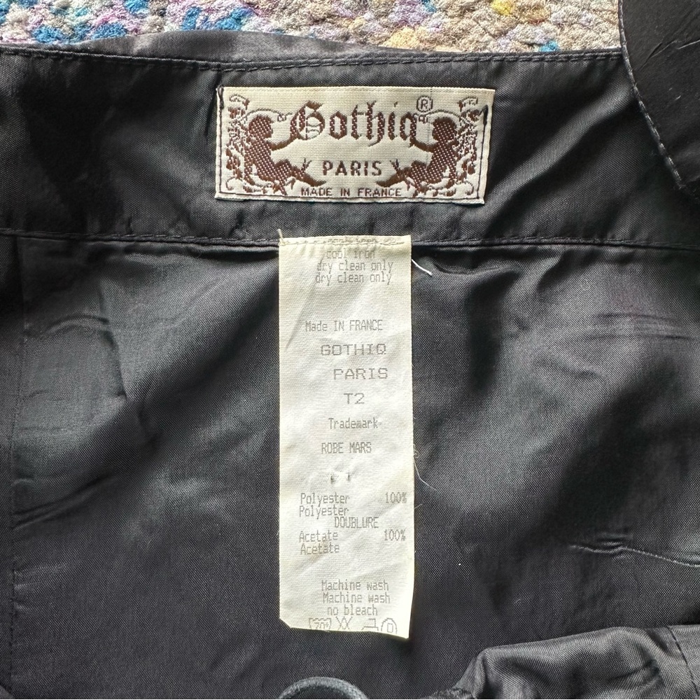 🦇Vintage Y2K Halloween Gothic Paris Laceup Dress🦇 - Picture 16 of 16